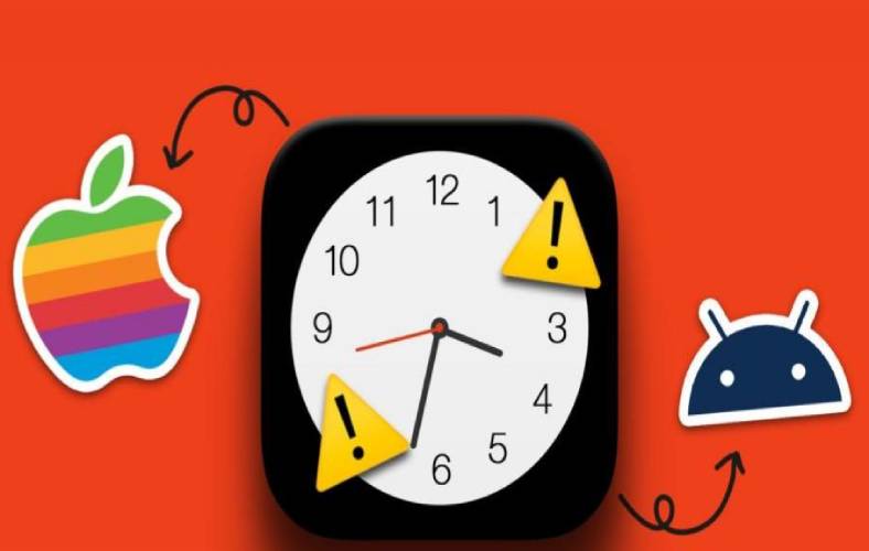 هنگ کردن ساعت گوشی آیفون-apple-repairer.ir