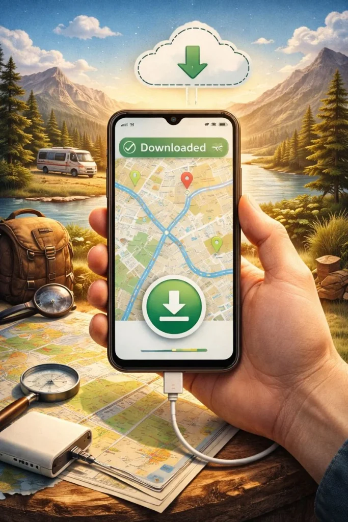 آموزش دانلود و استفاده از نقشه های آفلاین در آیفون